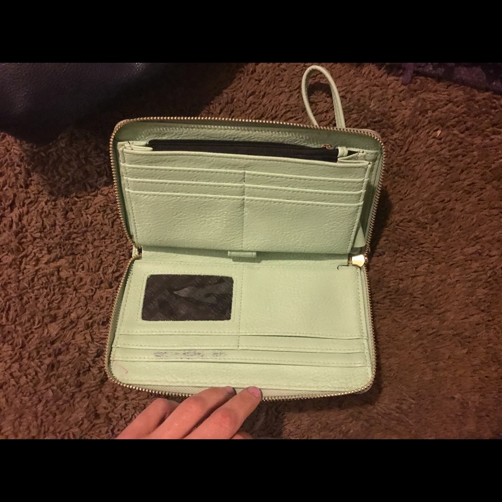 Mint Green Steve madden wallet